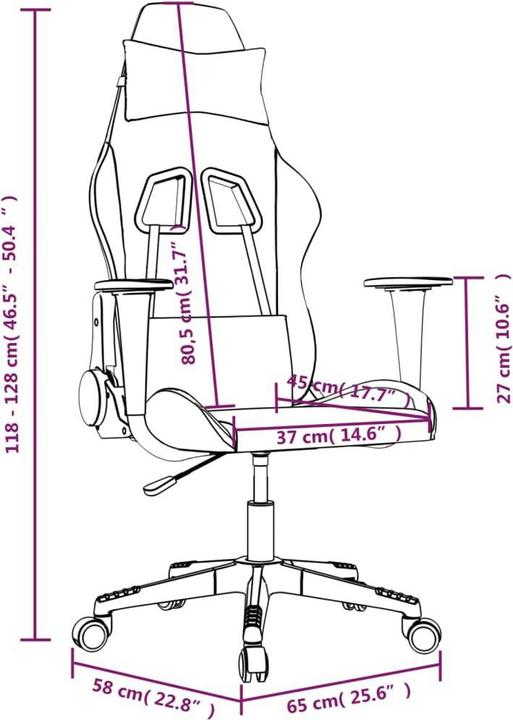 Immagine prodotto vidaXL Gaming-Stuhl