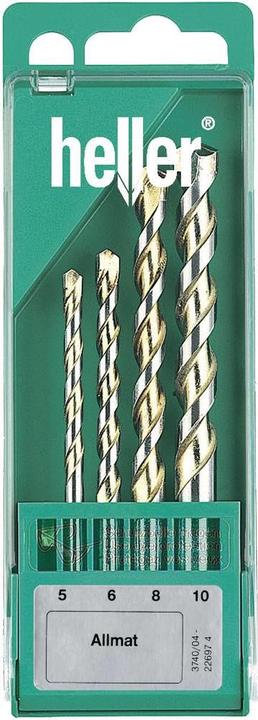 Actual product image Heller Carbide multi-purpose drill bit set (5, 6, 8, 10 mm)