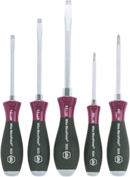 Actual product image Wiha Workshop screwdriver set (Slotted screws, Phillipps cross recess (PH))