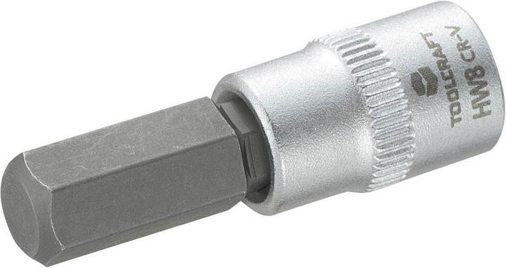 Produktbild Toolcraft Innen-Sechskant Steckschlüssel (8 mm)