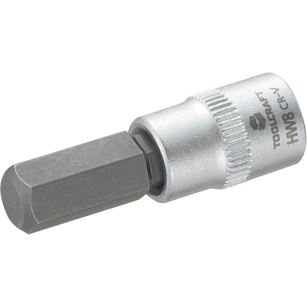 Toolcraft, Steckschlüssel + Stecknuss, Innen-Sechskant Steckschlüssel (8 mm)