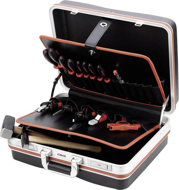 Actual product image Cimco Electrician tool box best (15 pieces)