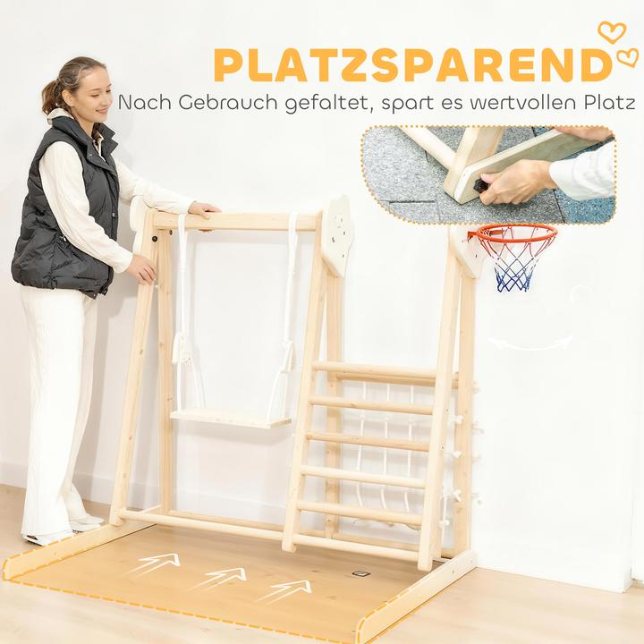 Produktbild Aiyaplay Klettergerüst Holz Naturholz