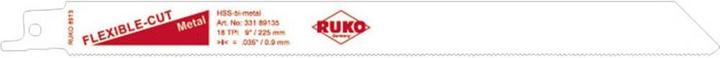 Actual product image Ruko Sets of 5 reciprocating saw blades 3328