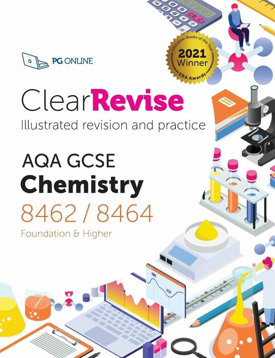 Online ClearRevise AQA GCSE Chemistry 8462/8464 (Anglais, Pg en ligne, 2021)