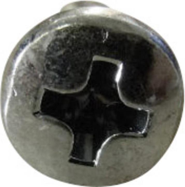 Produktbild Toolcraft Linsenschrauben M3 6 mm Kreuzs (100 Schrauben pro Stück)