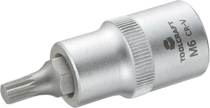 Produktbild Toolcraft Innen-Vielzahn (XZN) Steckschl (6 mm)