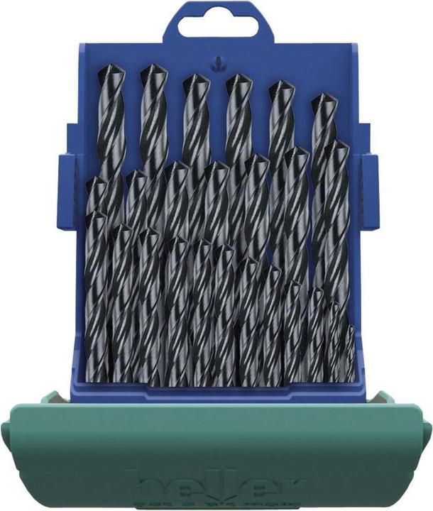 Actual product image Heller HSS metal twist drill bit set 25 (1 mm - 13 mm)