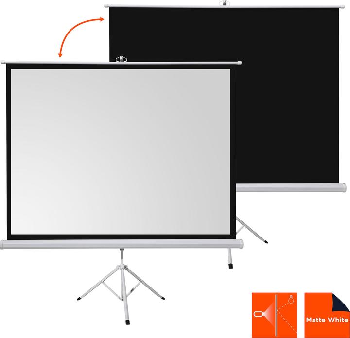 Actual product image Celexon Basic mobile projector stand screen can be assembled/disassembled in just a few minutes - ideal for (200", 1:1)
