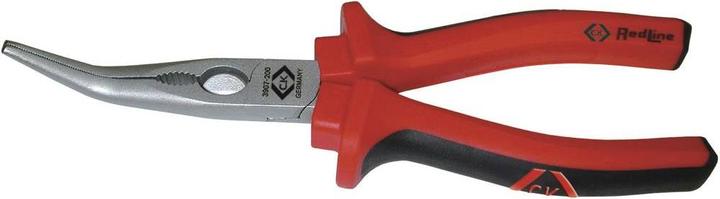 Actual product image C.K Magma Workshop needle nose pliers 45° bent (200 mm)