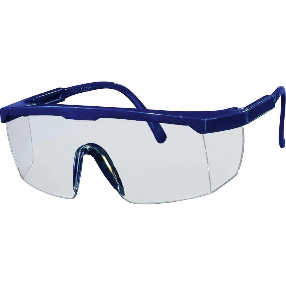 L+D, Schutzbrille + Gesichtsschutz, Vollsichtbrille 2668 Blau DIN