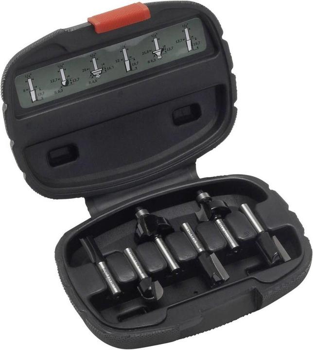 Produktbild Bosch Professional Zubehör HM-Fräser-Set mit 1/4-Zoll Schaft, 6-teilig