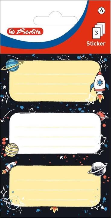 Immagine prodotto Herlitz Etichette per libri Spazio, 76 x 35 mm