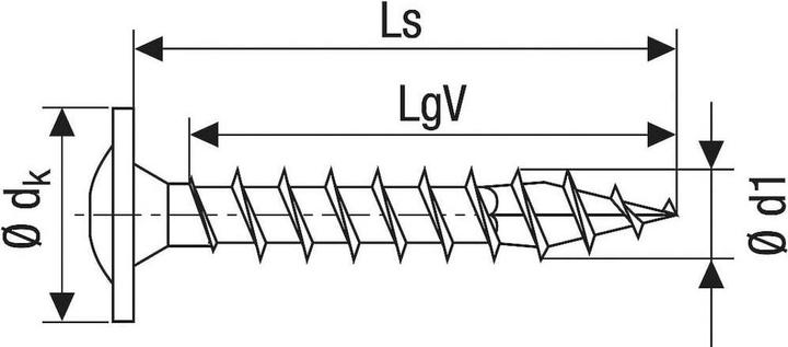 Produktbild Spax Tellerkopf T-Star Plus T30 Vollgewinde Wirox (200 Schrauben pro Stück)