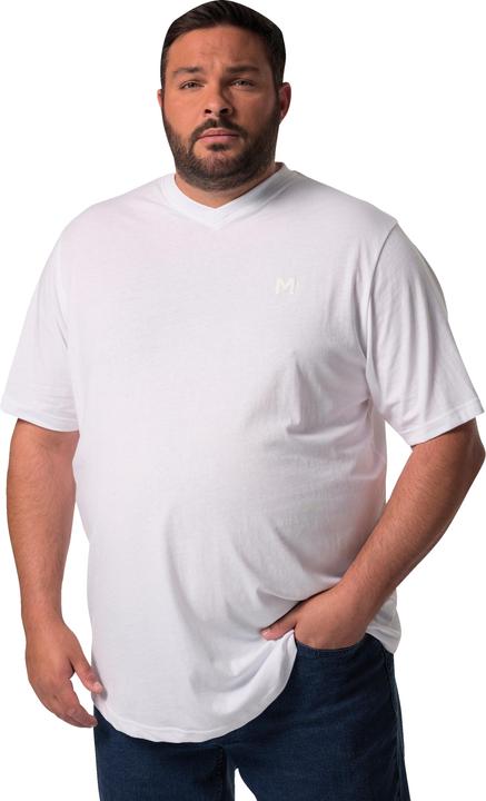 Produktbild Men+ T-Shirt, Basic, 2er-Pack, Halbarm, V-Ausschnitt (3XL)