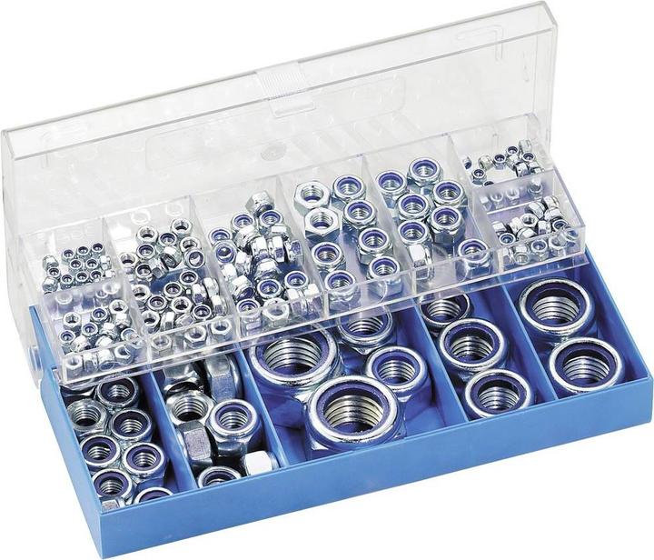 Produktbild 826460 161tlg. Sicherungsmutte (M10, M12, M14, M16, M18, M20, M24, M3, M4, M5, M6, M8)
