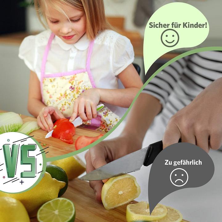 Actual product image Activity Board Kindermesser 8-teiliges Kinder-Küchenmesser-Set zum Schneiden und Kochen von Obst oder Gemüse
