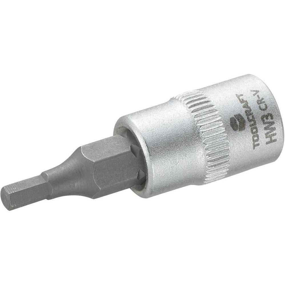 Toolcraft, Steckschlüssel + Stecknuss, Innen-Sechskant Steckschlüssel (3 mm)
