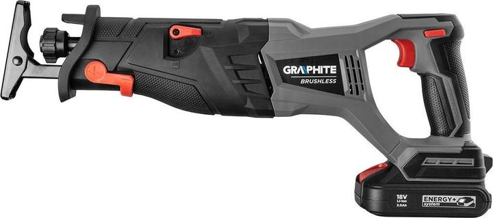Actual product image Graphite Cordless reciprocating saw Energy + 18V without battery