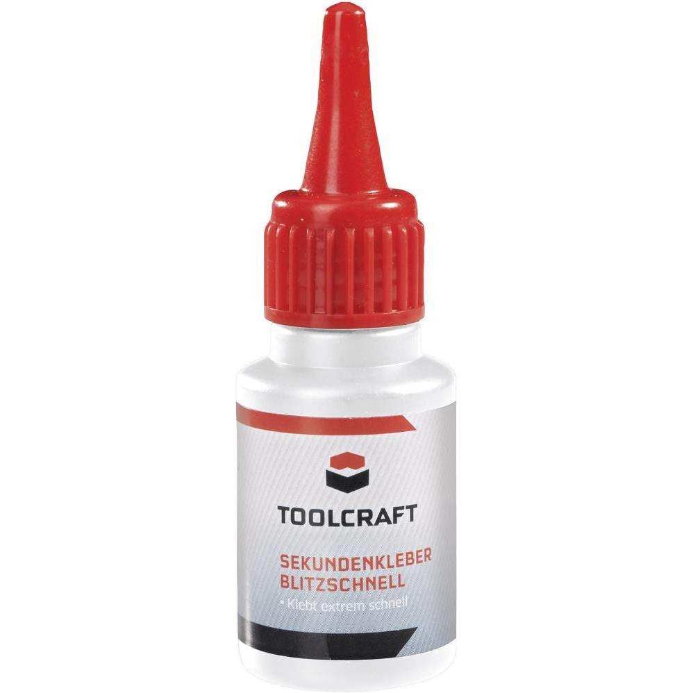 Toolcraft, Klebstoff, BLITZSCHNELL Sekundenkleber TC (20 g)