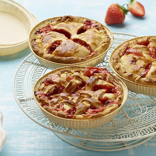 Produktbild Papstar Backform "pure", rund, 600 ml, braun aus Pergamentpapier mit Silikonschicht, gefriergeeignet (19.70 cm)