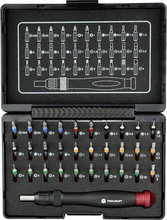 Actual product image Toolcraft Bit set 31 pieces 809204 Schlit