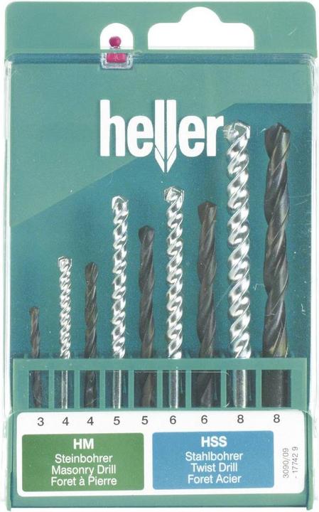 Heller Universal-Bohrersortiment 9tei (10 mm)