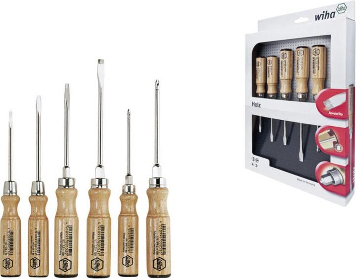 Actual product image Wiha Workshop screwdriver set (Slotted screws, Phillipps cross recess (PH))