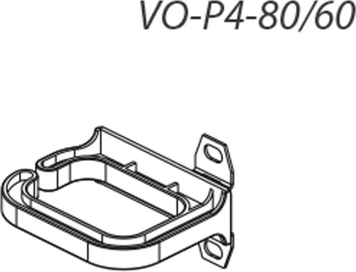 Image du produit Conteg Kabelöse vertikal 80 x 60 mm (6 cm)
