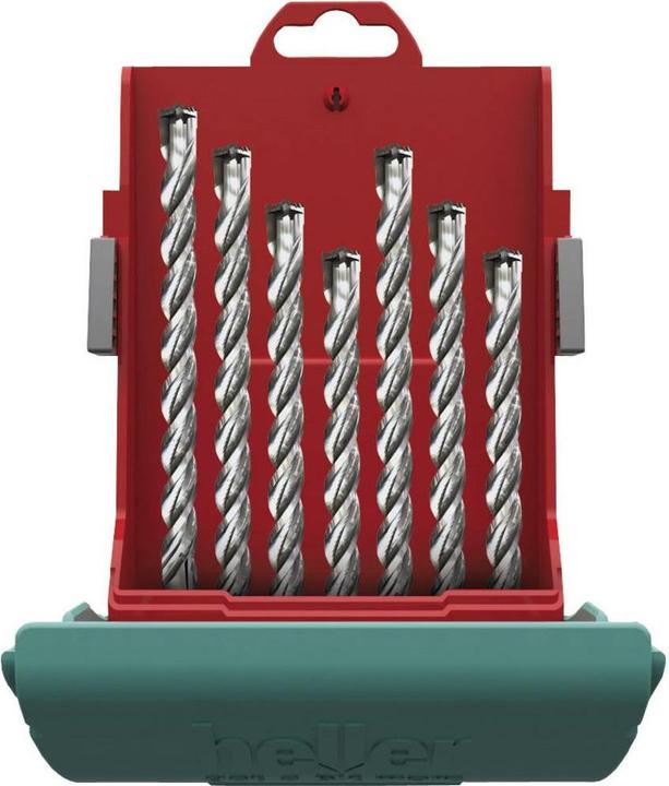 Produktbild Heller Hartmetall Hammerbohrer-Set 7t (12 mm, 8 mm, 10 mm, 6 mm, 5 mm)