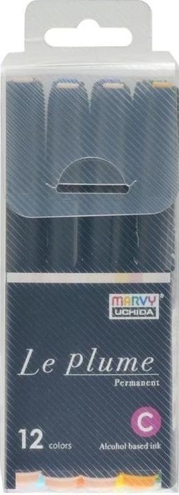 Actual product image Marvy Permanentmarker mit Pinselspitze, 12 Stk (12 x)