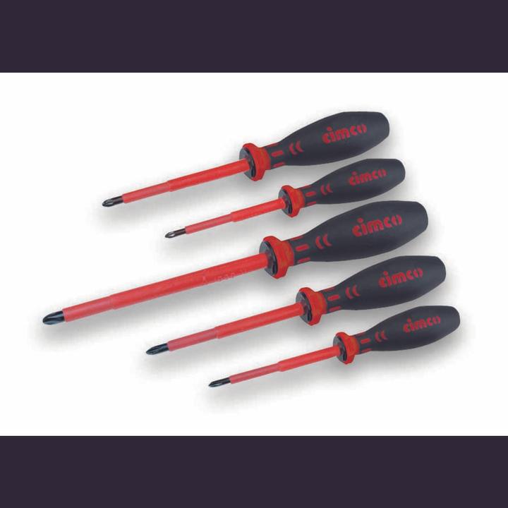 Produktbild Cimco VDE Schraubendreher-Set 5teili (Schlitzschrauben)