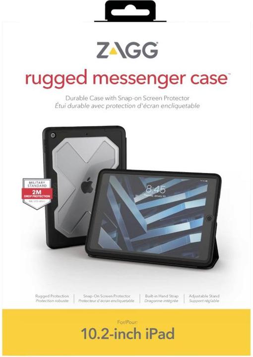 Image du produit Zagg Rugged Messenger (iPad 10.2 (2020), IPad 10.2 (2021))