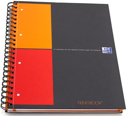 Image du produit Oxford Cahier de notes du collège Cahier de notes (A4+, Quadrillé, Couverture rigide)