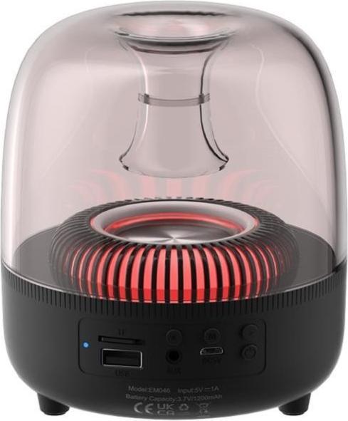 Actual product image Devia bluetooth speaker Crystal I-M2 black