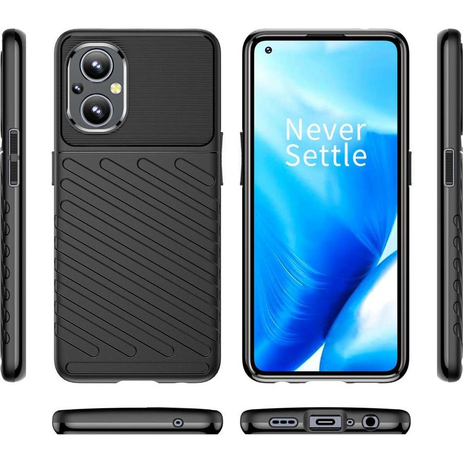 Thumbnail - Hurtel Thunder Case flexible armored cover for OnePlus Nord N20 5G black (OnePlus Nord N20 5G), Smartphone Hülle, Schwar...
