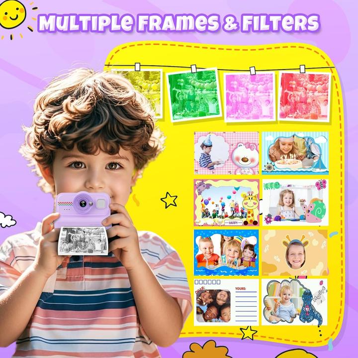 Image du produit HiMont Kinder-Sofortbildkamera mit Zubehör