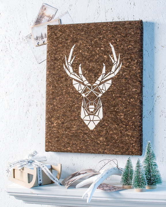 Actual product image Efco Stag head trophy" stencil, DIN A4, 1 motif