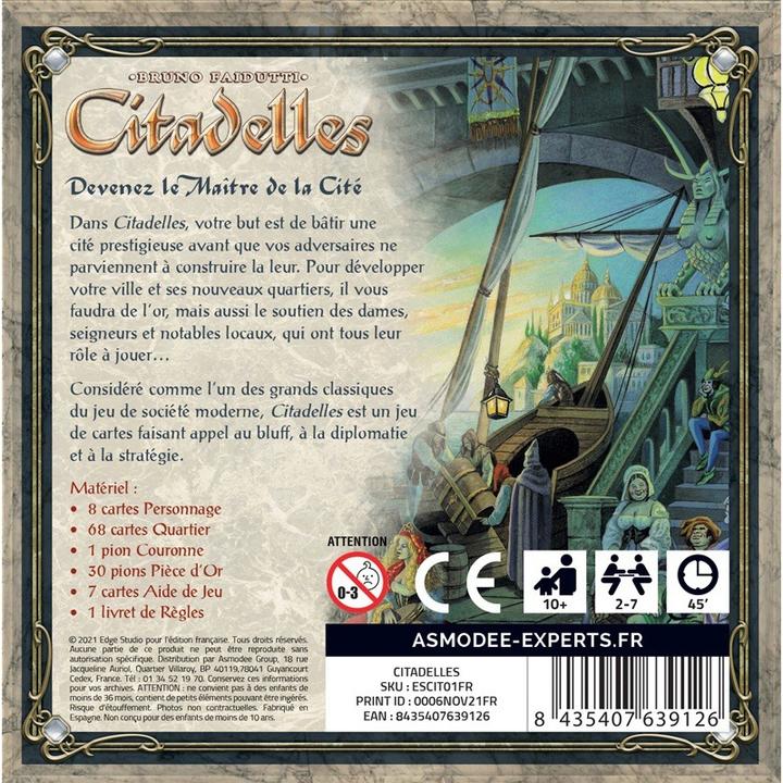 Image du produit Asmodée Jeu Citadelle New (Français)