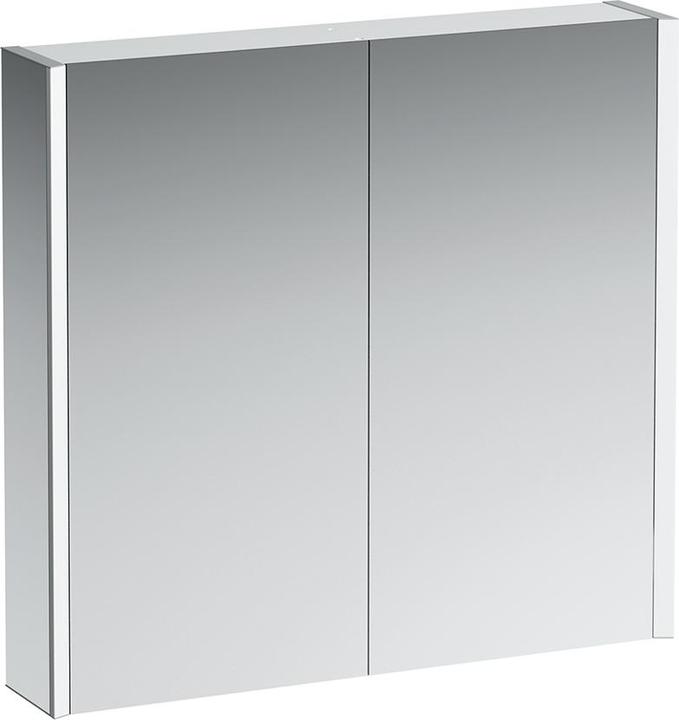 Produktbild Laufen Frame 25 Spiegelschrank, Beleuchtung senkrecht, Anschlag aussen, 750x800, Ambiente Licht (75 x 15 x 80 cm)