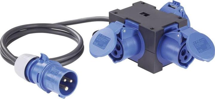 Produktbild PCE CEE Stromverteiler (3 x, 3-Polig, CEE)