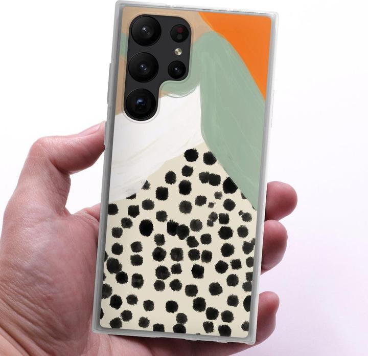 Produktbild DeinDesign Silikon Hülle für Samsung Galaxy S23 Ultra Handyhülle Case Smartphone Schutzhülle Abstrakt Boho (Samsung Galaxy S23 Ultra)