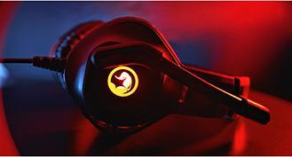 Actual product image Marvo headphones HG8929 Red (QMMWM29EGB00) (Cable)