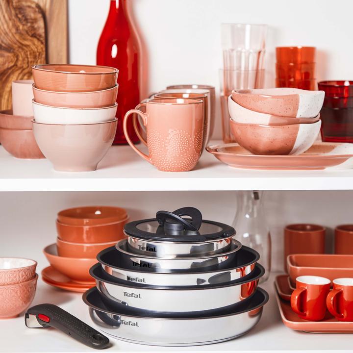 Actual product image Tefal L8977774 (26 cm, Frying pan, Wok, Aluminium, Stainless steel)