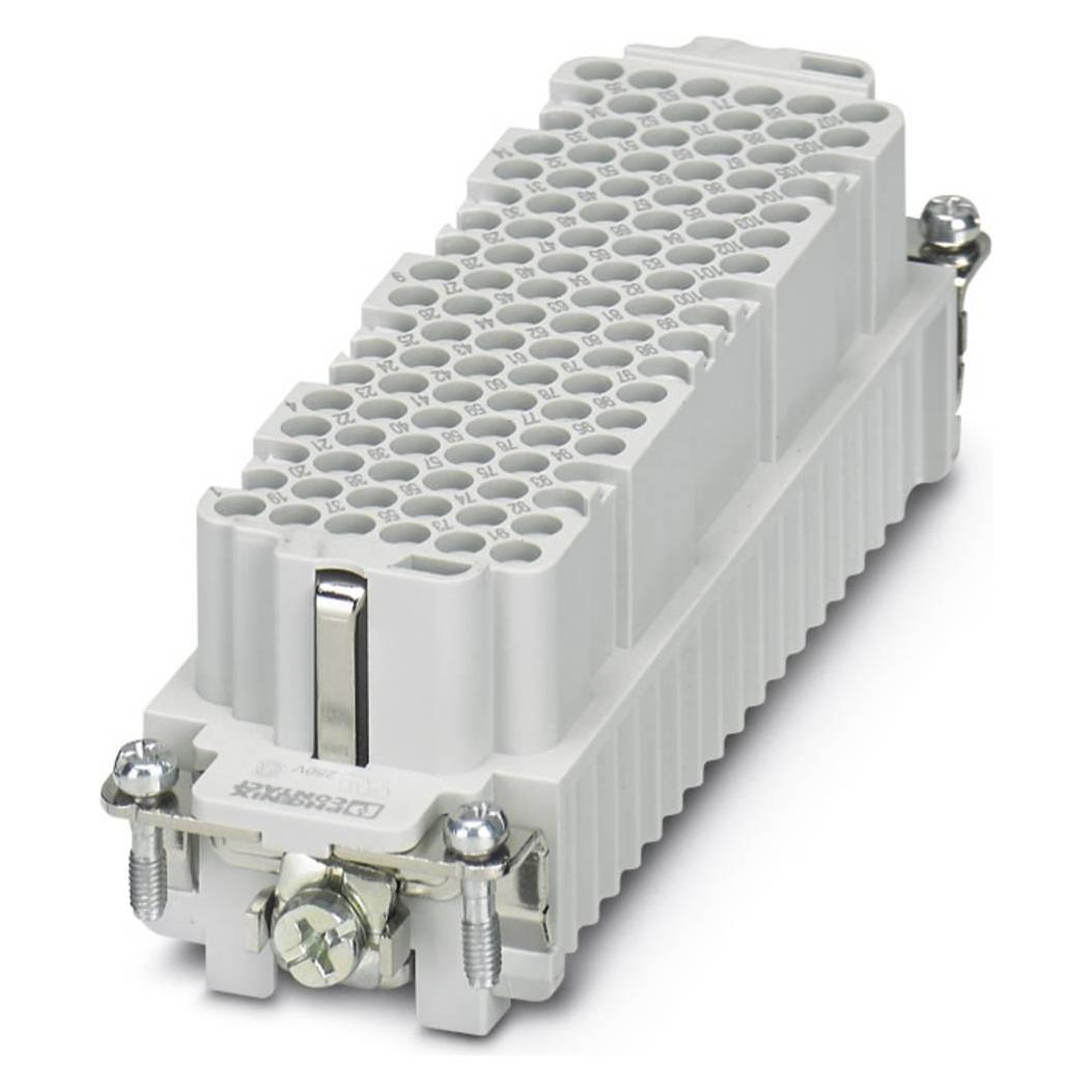 Phoenix Contact Buchseneinsatz HC-DD 1584143 1, Elektronikkabel + Stecker, Grau