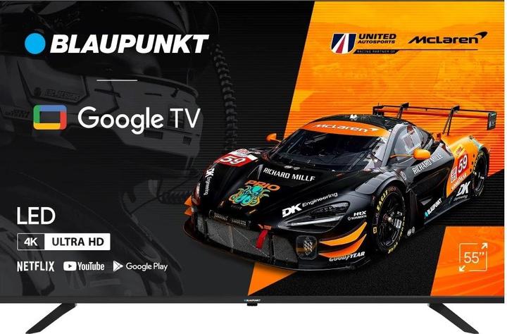 Produktbild Blaupunkt TV 55UGC5500S 55 4K Ultra HD DLED Google TV Wi-Fi Bluetooth Schwarz (12000 mAh)