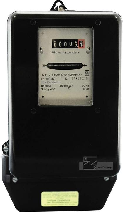 Produktbild Drehstromzähler mechanisch 10/