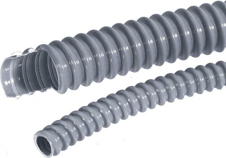 Image du produit Lapp Tube ondulé gris argenté (RAL 7001) (1000 cm)