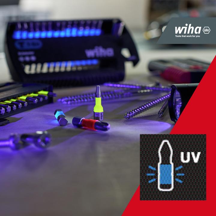 Produktbild Wiha Bit Set XLSelector Y-Bit 13tlg 50 mm PH, Pozidriv, TORX 1/4" E6,3 magnetischer Bithalter (Kreuz Phillips PH, Kreuz Pozidriv PZ)