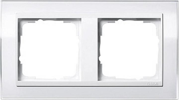 Image du produit Gira Cadre double Event Transparent, Stand